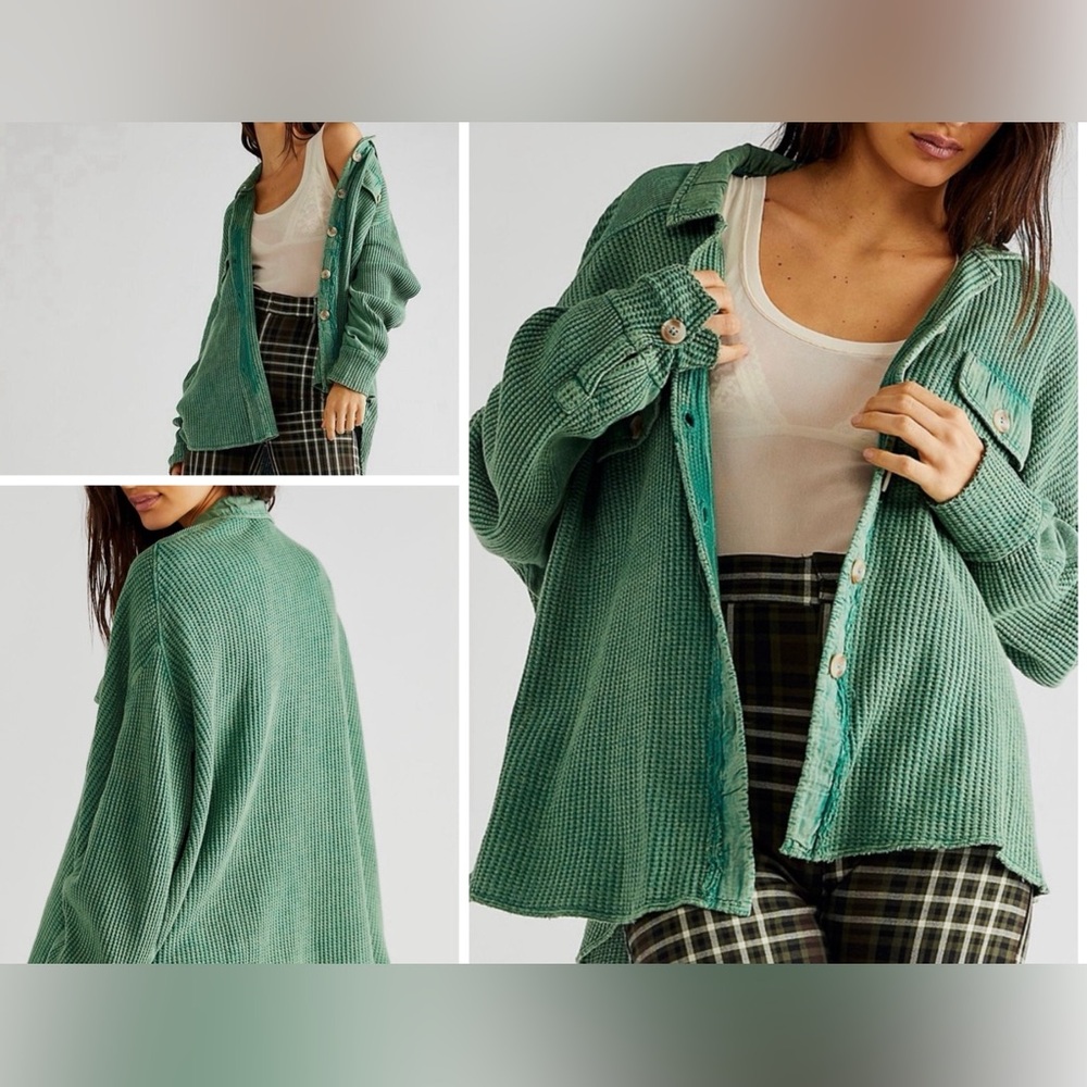 NWOT Free People FP One Scout Jacket - kelly green - large